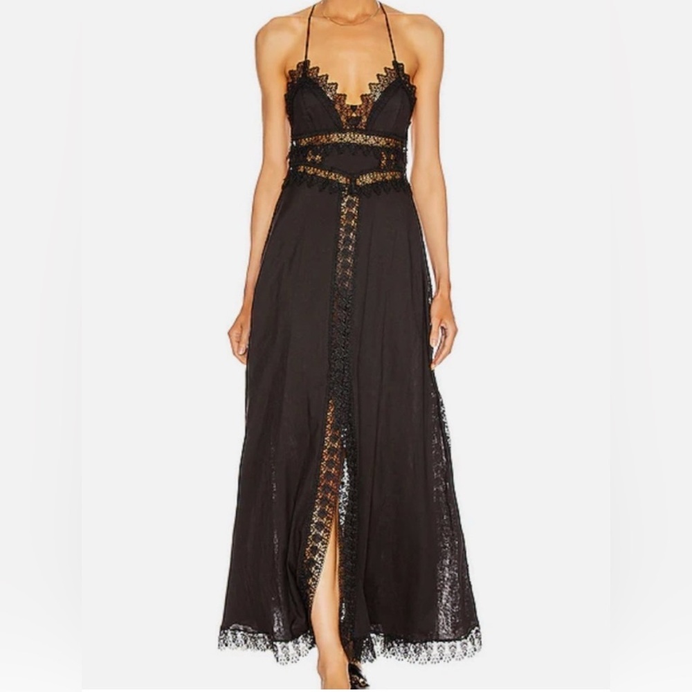 New CHARO RUIZ Ibiza Imagen crochet maxi dress